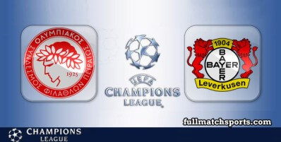 Olympiacos vs Bayer Leverkusen Full Match Highlights Champions League