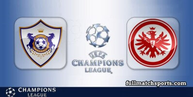 Qarabag vs Eintracht Frankfurt Full Match Highlights Champions League