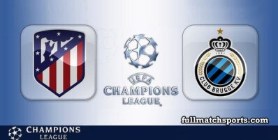 Atletico Madrid vs Club Brugge Full Match Highlights Champions League