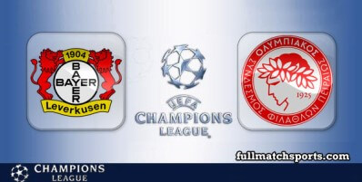 Bayer Leverkusen vs Olympiacos Full Match Highlights Champions League