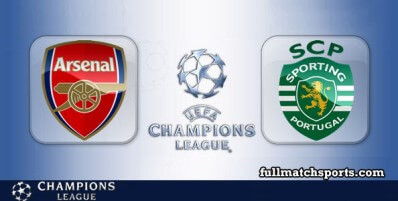 Arsenal vs Sporting Full Match Highlights Champions League